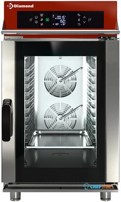 Diamond FVS10-711/CTD Elektrische stoom/convectieoven, 10x GN 1/1 Touch/Digit + Auto-Cleaning