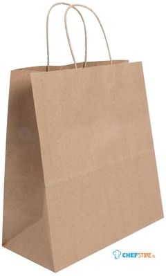 Fiesta Compostable HY762 Fiesta Recyclebare Twist Handle Bruine Papieren Tassen Medium (250 stuks)