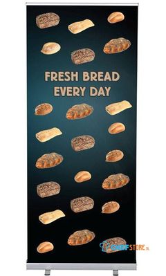 Syna Roll-Banner Budget 85 Complete Set Brood Engels - RBB085LSFI310