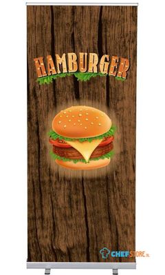 Syna Roll-Banner Budget 85 Complete Set Hamburger Engels - RBB085LSFI329
