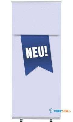 Syna Roll-Banner Budget 85 Complete Set Nieuw Blauw Duits - RBB085LSFI340