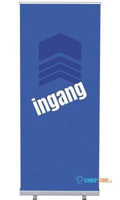 Syna Roll-Banner Budget 85 Complete Set Ingang Blauw Nederlands - RBB085LSFI366