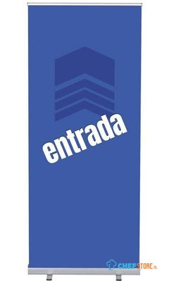 Syna Roll-Banner Budget 85 Complete Set Ingang Blauw Spaans - RBB085LSFI368