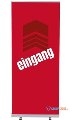 Syna Roll-Banner Budget 85 Complete Set Ingang Rood Duits - RBB085LSFI371