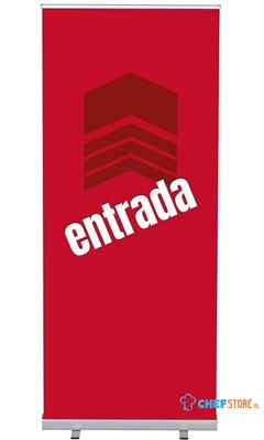 Syna Roll-Banner Budget 85 Complete Set Ingang Rood Spaans - RBB085LSFI372