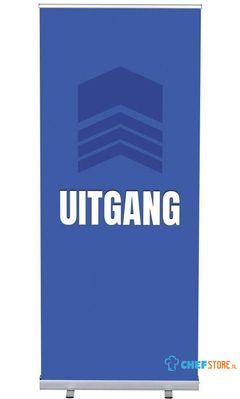 Syna Roll-Banner Budget 85 Complete Set Uitgang Blauw Nederlands - RBB085LSFI379