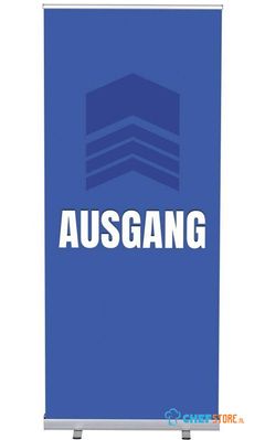 Syna Roll-Banner Budget 85 Complete Set Uitgang Blauw Duits - RBB085LSFI380