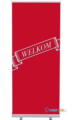 Syna Roll-Banner Budget 85 Complete Set Welkom Rood Nederlands - RBB085LSFI399
