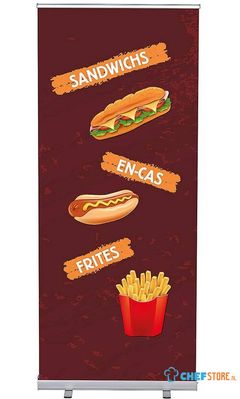 Syna Roll-Banner Budget 85 Complete Set Snacks Frans - RBB085LSFI551