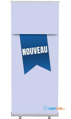 Syna Roll-Banner Budget 85 Complete Set Nieuw Blauw Frans - RBB085LSFI557