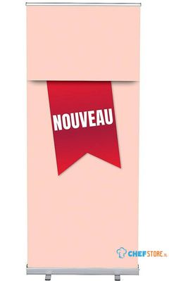 Syna Roll-Banner Budget 85 Complete Set Nieuw Rood Frans - RBB085LSFI558