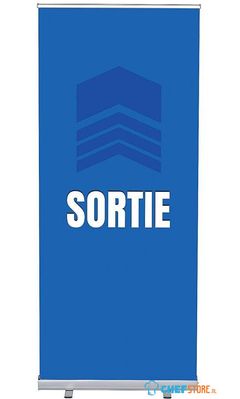 Syna Roll-Banner Budget 85 Complete Set Uitgang Blauw Frans - RBB085LSFI567