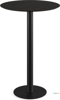 Essentials Urban Statafel Zwart Frame + Zwart HPL 70 cm - 130041070
