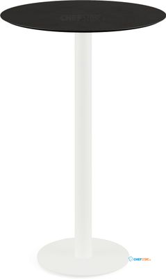 Essentials Urban Statafel Wit Frame + Zwart HPL 70 cm - 130051070