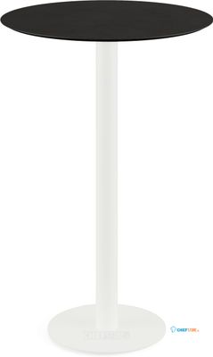 Essentials Urban Statafel Wit Frame + Zwart HPL 70 cm - 130051070