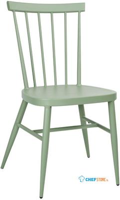 Bolero Windsor Aluminium Groene Stoelen (4 Stuks) - DX687