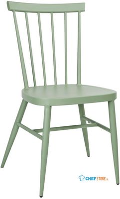 Bolero Windsor Aluminium Groene Stoelen (4 Stuks) - DX687