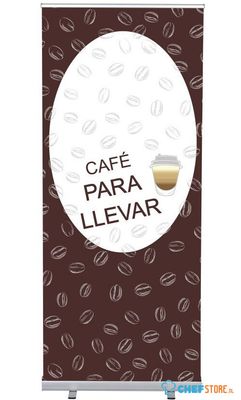 Syna Roll-Banner Budget 85 Complete Set Koffie To Go Spaans - RBB085LSFI324