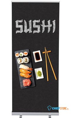 Syna Roll-Banner Budget 85 Complete Set Sushi - RBB085LSFI325