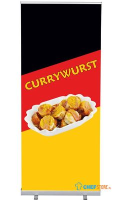 Syna Roll-Banner Budget 85 Complete Set Currywurst - RBB085LSFI326