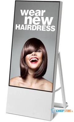 Syna Smart Line Digitaal A-Bord Wit met 43" Samsung Scherm - DIAT43C9003ESF