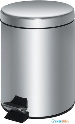 Pedaalemmer RVS | 20 liter | zilver | GG977