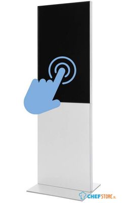 Syna Digitale Smart Line Totem met 43" Samsung Scherm en Touchscreen Wit - DITTOTEM43C9003ESFT