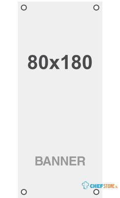 Syna Symbio Banner Grommet 510g/m2 80 X 180 cm - LGSF80X180M510