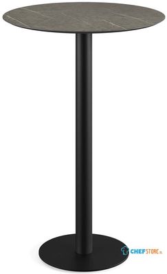 Urban Statafel Zwart Frame + Midnight Marble HPL 70 cm - Essentials 130041670 1