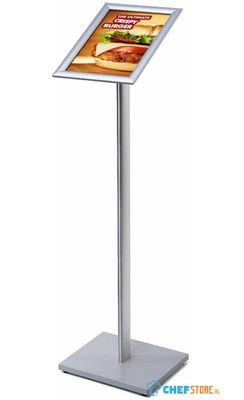 Syna Menustandaard Design Standaard 25 mm Rechte Hoeken A4 - MBA4G25