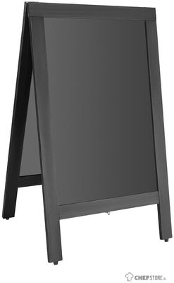 Olympia Stoepplank Zwart Houten Frame 500x850mm - CU992