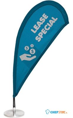 Syna Micro Flag Tafelstandaard 45 cm Voet en Mast - BFMIC60