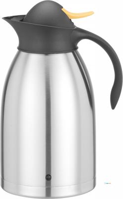 Hendi Isoleerkan dubbelwandig 2 l rvs/PP met druksluiting geel | 446720 1