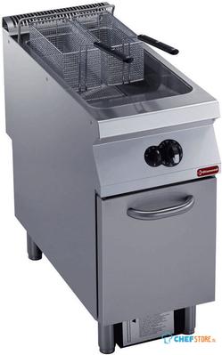 Diamond Gasfriteuse 1 kuip "Y" 23 liter, buitenkant branders, op meubel | G22/F23A4-S 1