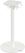 Essentials Urban Terrastafel Wit Frame + Zwart HPL 70 cm - 130021070 3