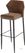 Barkruk Louis - Cognac - VEBA 52101
