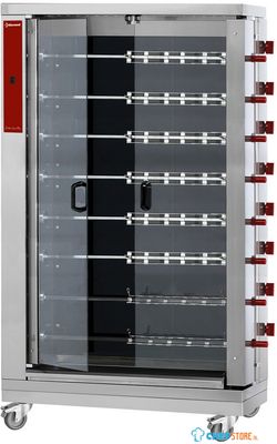 Kippenspit | Elektrisch | 48 kippen | 400V | Chicken Line Plus | RVE/8C-CM | Diamond 1