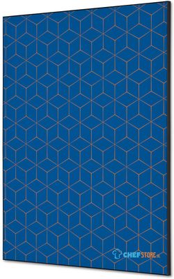 Syna Wanddecoratie Textiel SET A1 Hexagon Blauw-Bruin - TFR22WA1-SET-I14