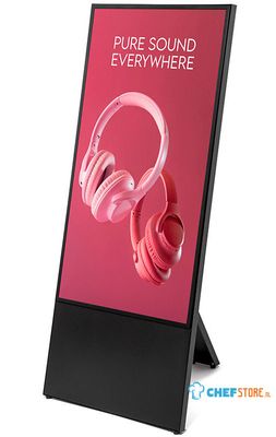 Syna StreamLine Digitale A-Bord met 43" Samsung Scherm Zwart - DIASTREAM43ESF