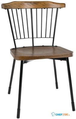 Bolero Scandi Bijzetstoelen Zwart (pak van 2) - FB871