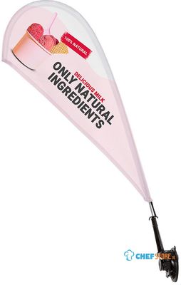 Syna Raamvlag Drop Print Eenzijdig - WINFLAGD-G