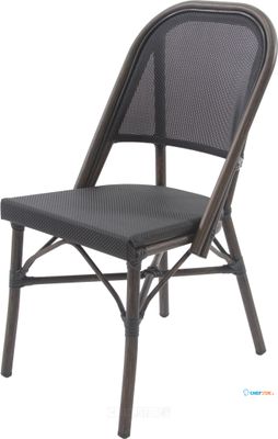 Essentials Paris Bistrostoel Textiel Weng Zwart Mesh - 52311