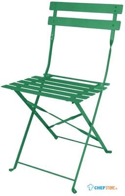 Bolero Perth Bosgroene Stijl Stalen Inklapbare Stoelen (2stuks) - HZ364