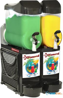 Granita & Sorbet Machine/distributor, 2x 10 Liter - Diamond FABY-2/BB-R2 1