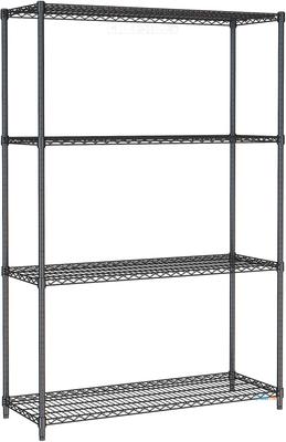 STELLING 4 LEVELS 1200 ZWART DEMONTABEL - Combisteel 7530.0030 1