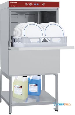 Horeca vaatwasser op open onderstel | 50 x 50 mand | D86/6+BD/F-S | Diamond 1