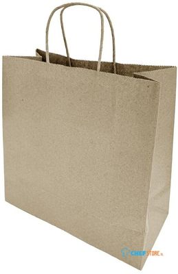 Fiesta Compostable HY762 Fiesta Recyclebare Twist Handle Bruine Papieren Tassen Medium (250 stuks)