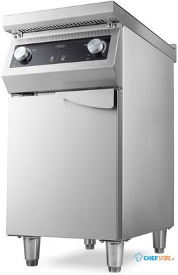 Maxima Fornuis - 2 Branders - Inductie - 70 cm Diep - met Opbergruimte - 09371012