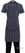 Whites halterschort blauw-wit gestreept met zak | A535 3