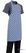 Whites halterschort blauw-wit geblokt | A554